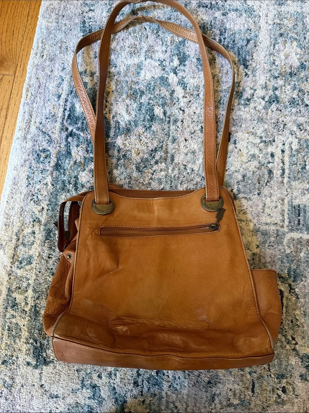 Vintage American Angel Shoulder Bag Tan Leather